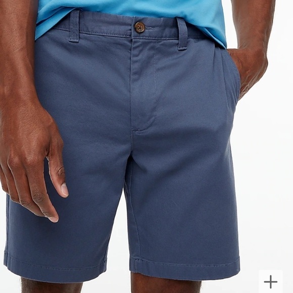J crew overcast blue 9" flex chino short - Picture 2 of 6